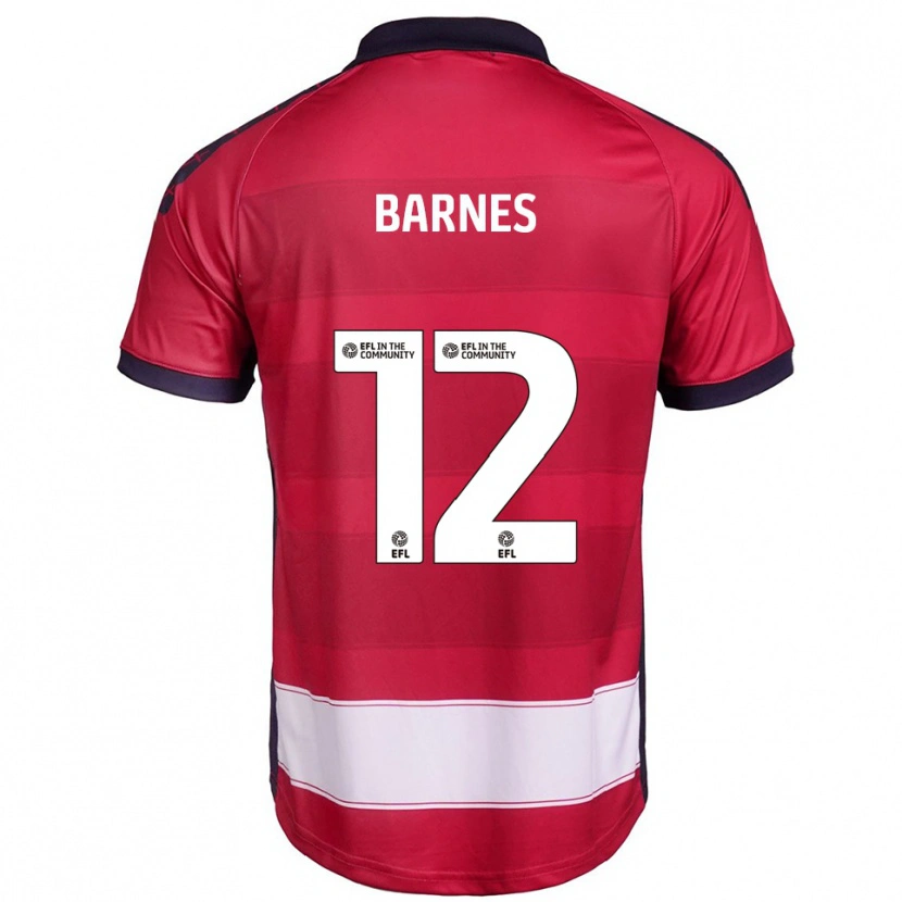 Danxen Barn Ruby Barnes #12 Röd Vit Hemmatröja Matchtröjor 2025/26 Tröjor T-Tröja