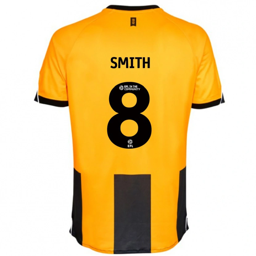 Danxen Barn Korey Smith #8 Orange Svart Hemmatröja Matchtröjor 2025/26 Tröjor T-Tröja