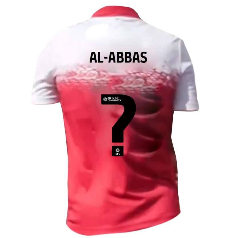 Danxen Barn Yasin Al-Abbas #0 Rött Vitt Hemmatröja Matchtröjor 2025/26 Tröjor T-Tröja