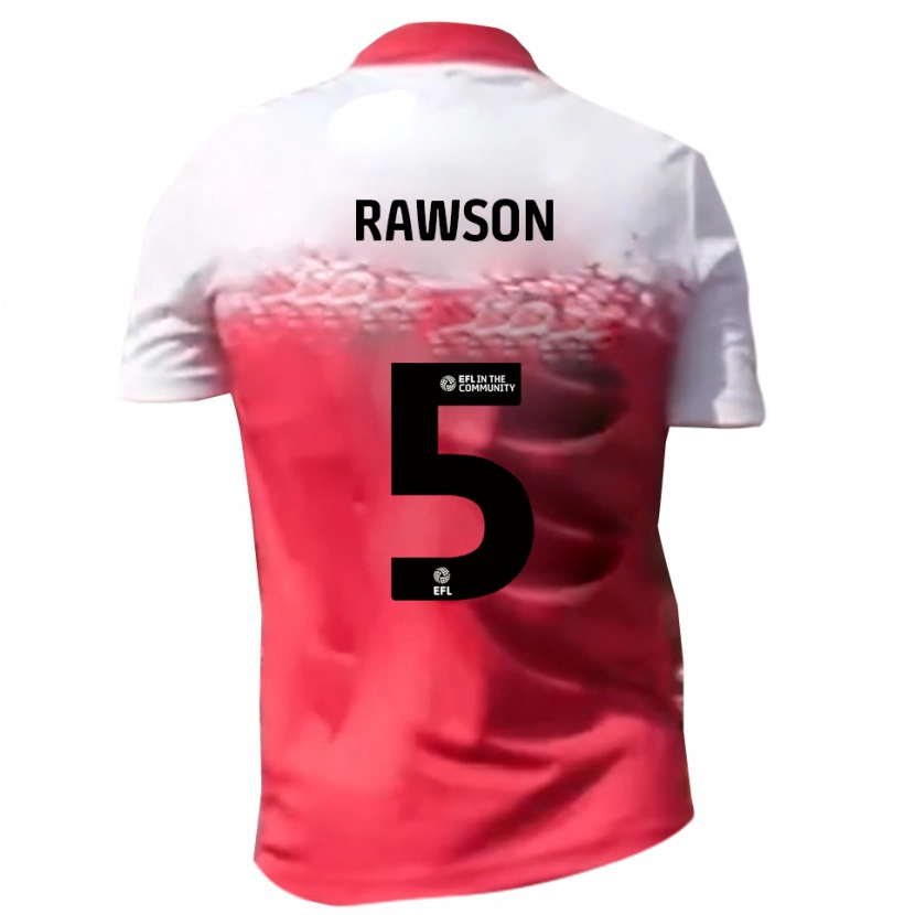 Danxen Barn Farrend Rawson #5 Rött Vitt Hemmatröja Matchtröjor 2025/26 Tröjor T-Tröja