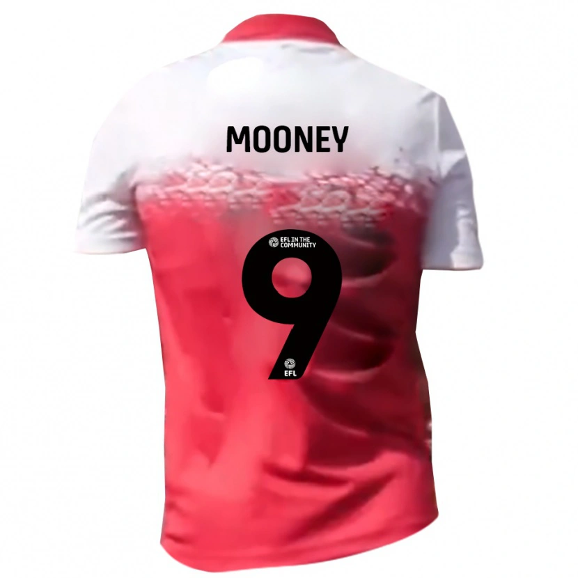 Danxen Barn Kelsey Mooney #9 Rött Vitt Hemmatröja Matchtröjor 2025/26 Tröjor T-Tröja