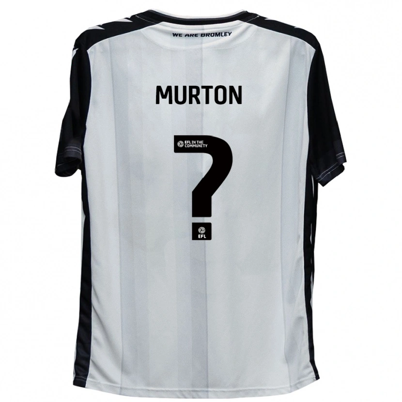 Danxen Barn Phoebe Murton #0 Vit Svart Hemmatröja Matchtröjor 2025/26 Tröjor T-Tröja