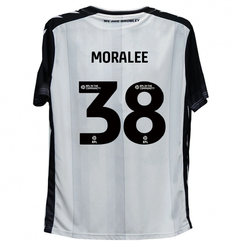 Danxen Barn Frankie Moralee #38 Vit Svart Hemmatröja Matchtröjor 2025/26 Tröjor T-Tröja