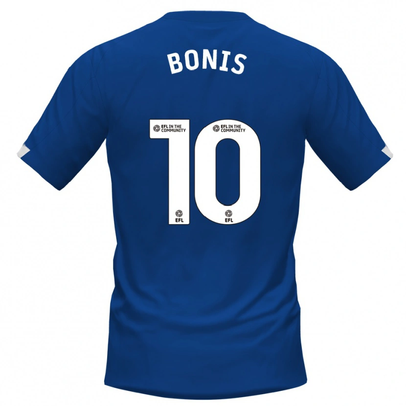 Danxen Barn Lee Bonis #10 Blå Vit Hemmatröja Matchtröjor 2025/26 Tröjor T-Tröja