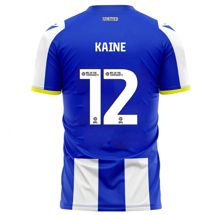 Danxen Barn Louise Kaine #12 Blå Vit Hemmatröja Matchtröjor 2025/26 Tröjor T-Tröja