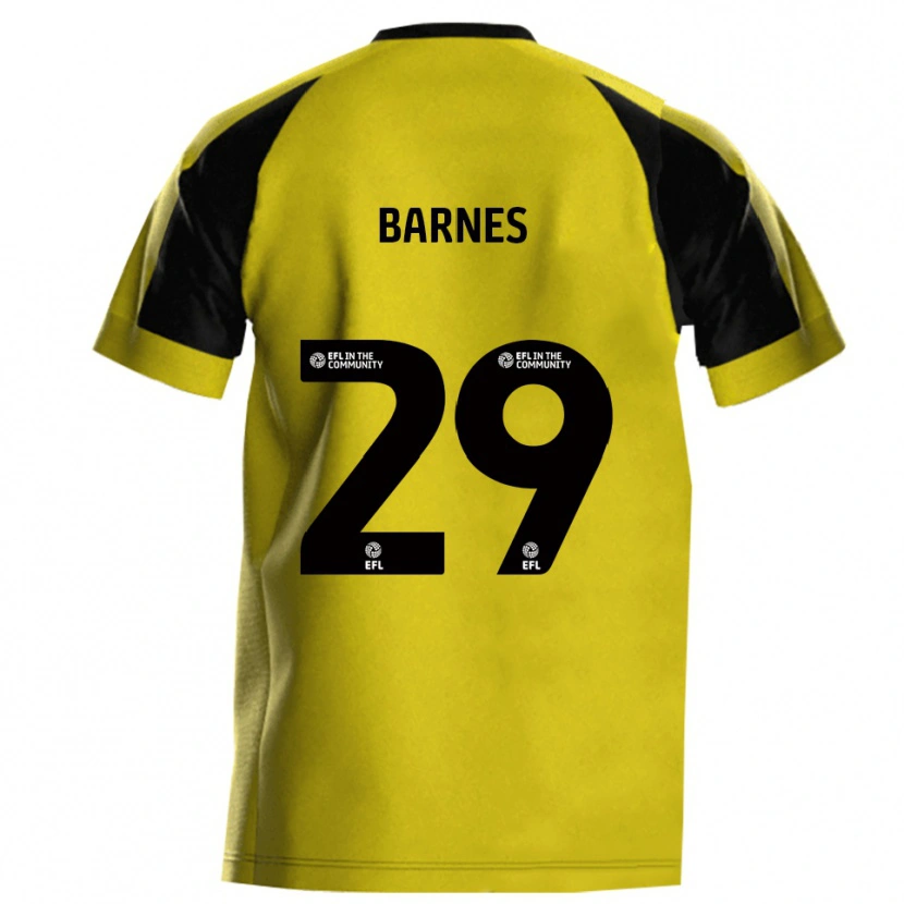 Danxen Barn Lucas Barnes #29 Gul Grå Hemmatröja Matchtröjor 2025/26 Tröjor T-Tröja