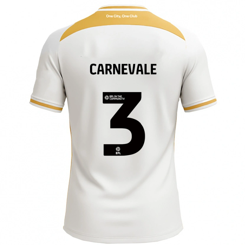 Danxen Barn Giusy Carnevale #3 Vit Guld Hemmatröja Matchtröjor 2025/26 Tröjor T-Tröja