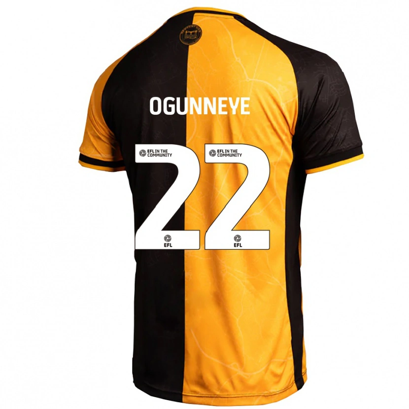 Danxen Barn Habeeb Ogunneye #22 Gul Svart Hemmatröja Matchtröjor 2025/26 Tröjor T-Tröja
