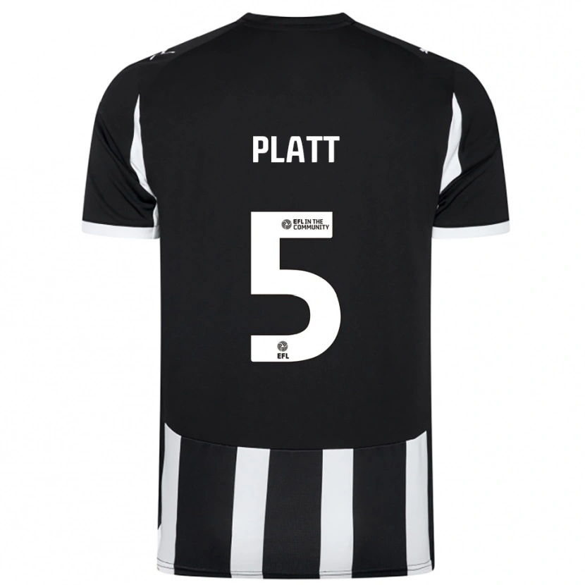 Danxen Barn Matty Platt #5 Svart Vit Hemmatröja Matchtröjor 2025/26 Tröjor T-Tröja
