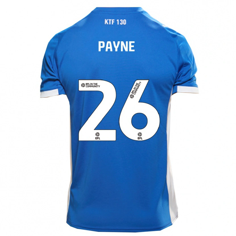 Danxen Barn Kai Payne #26 Blå Vit Hemmatröja Matchtröjor 2025/26 Tröjor T-Tröja