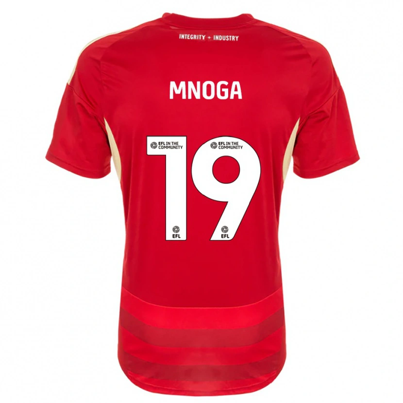Danxen Barn Haji Mnoga #19 Röd Vit Hemmatröja Matchtröjor 2025/26 Tröjor T-Tröja