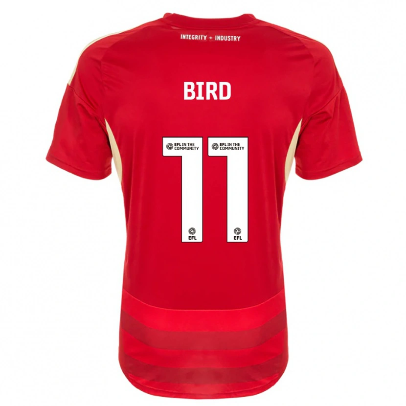 Danxen Barn Jay Bird #11 Röd Vit Hemmatröja Matchtröjor 2025/26 Tröjor T-Tröja