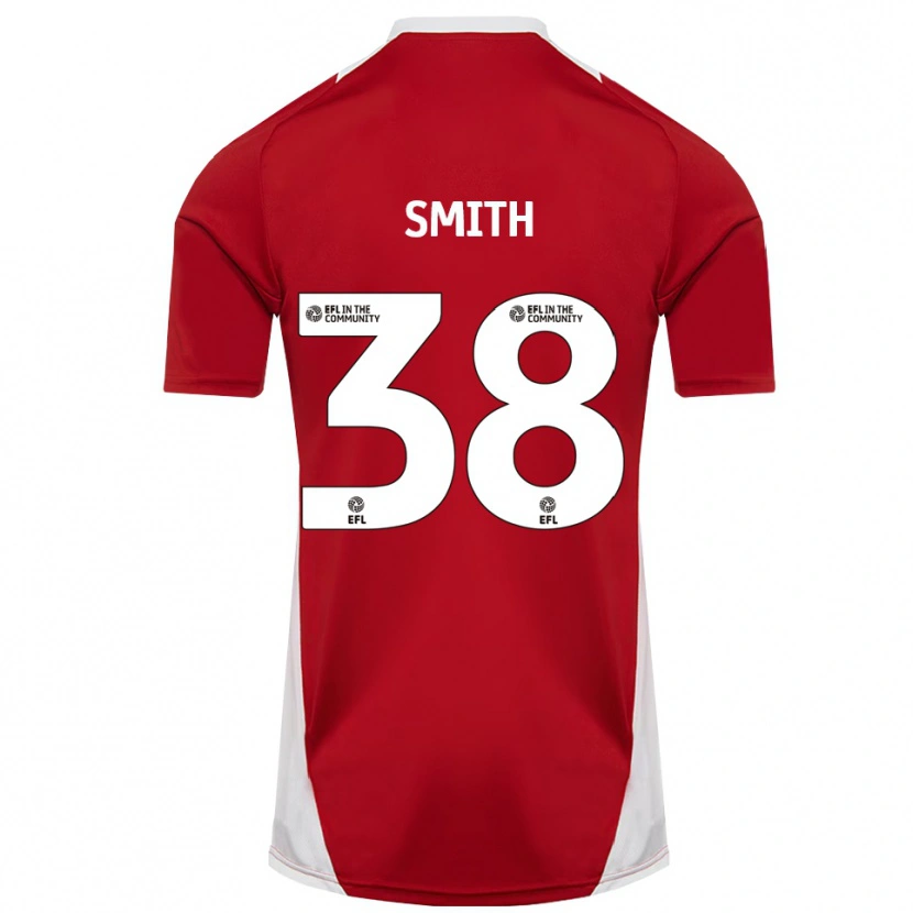 Danxen Barn Sam Smith #38 Röd Vit Guld Hemmatröja Matchtröjor 2025/26 Tröjor T-Tröja