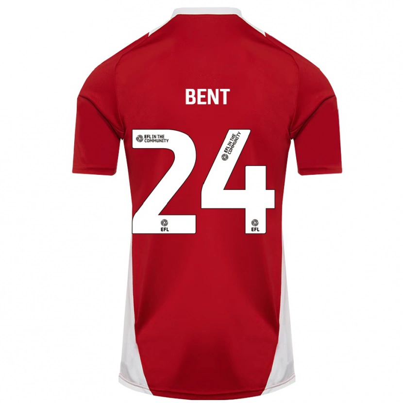 Danxen Barn Steph Bent #24 Röd Vit Guld Hemmatröja Matchtröjor 2025/26 Tröjor T-Tröja