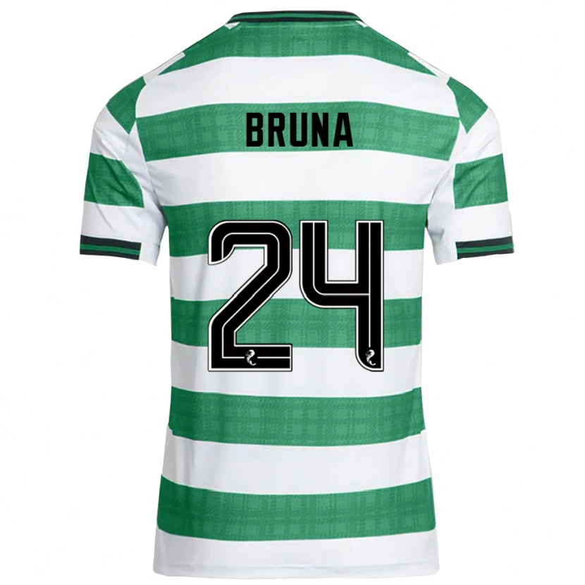Danxen Barn Bruna Lourenço #24 Grön Vit Hemmatröja Matchtröjor 2025/26 Tröjor T-Tröja