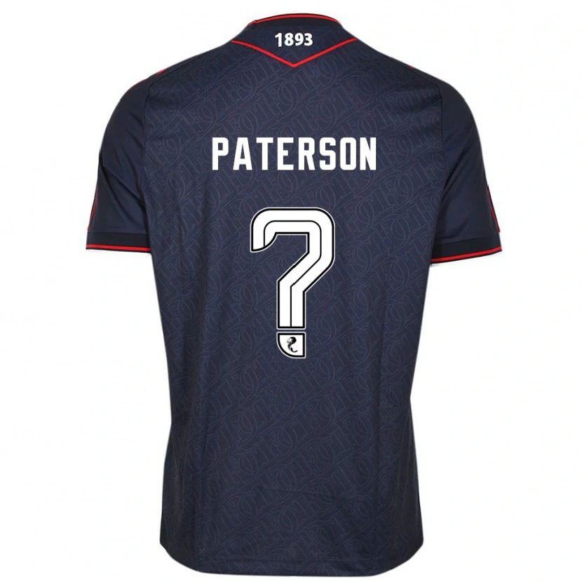 Danxen Barn Sonny Paterson #0 Marin Vit Hemmatröja Matchtröjor 2025/26 Tröjor T-Tröja