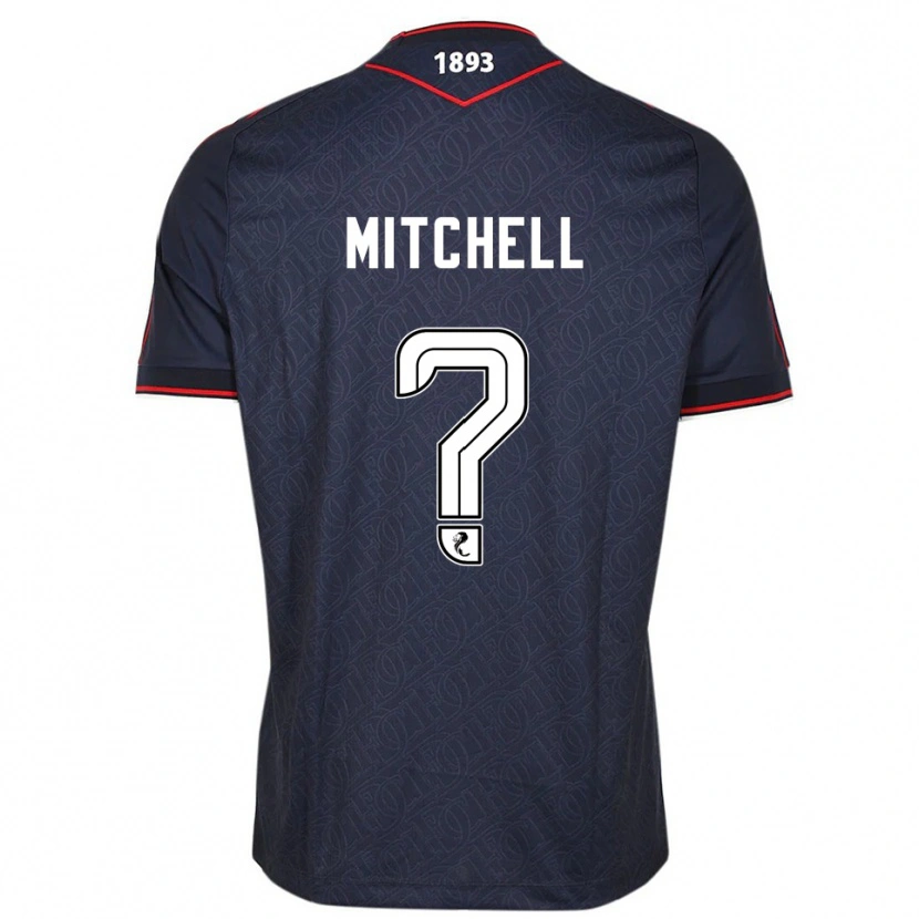 Danxen Barn Josh Mitchell #0 Marin Vit Hemmatröja Matchtröjor 2025/26 Tröjor T-Tröja