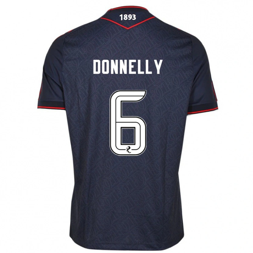 Danxen Barn Aaron Donnelly #6 Marin Vit Hemmatröja Matchtröjor 2025/26 Tröjor T-Tröja
