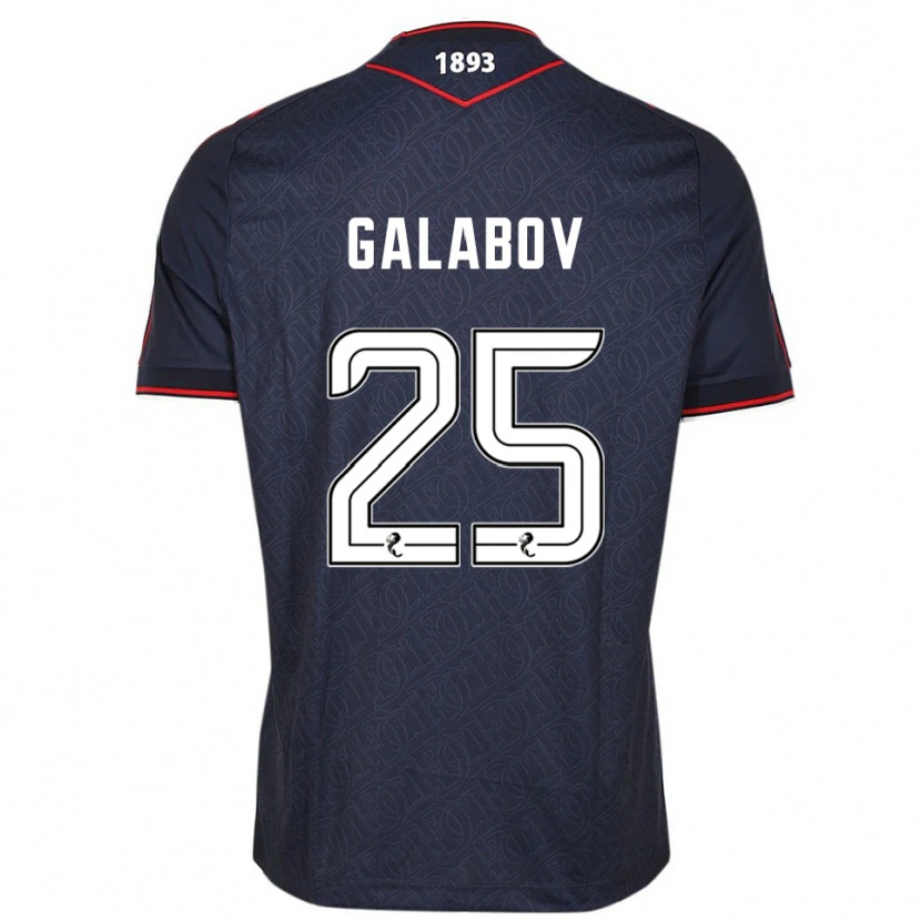 Danxen Barn Plamen Galabov #25 Marin Vit Hemmatröja Matchtröjor 2025/26 Tröjor T-Tröja