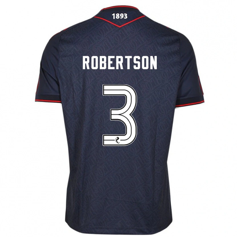 Danxen Barn Clark Robertson #3 Marin Vit Hemmatröja Matchtröjor 2025/26 Tröjor T-Tröja