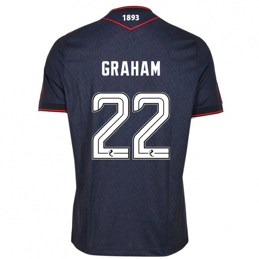 Danxen Barn Luke Graham #22 Marin Vit Hemmatröja Matchtröjor 2025/26 Tröjor T-Tröja