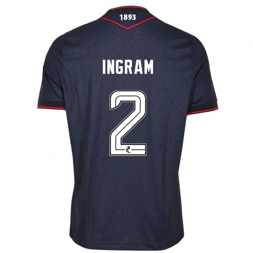 Danxen Barn Ethan Ingram #2 Marin Vit Hemmatröja Matchtröjor 2025/26 Tröjor T-Tröja