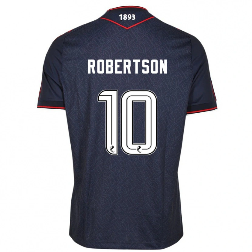 Danxen Barn Finlay Robertson #10 Marin Vit Hemmatröja Matchtröjor 2025/26 Tröjor T-Tröja