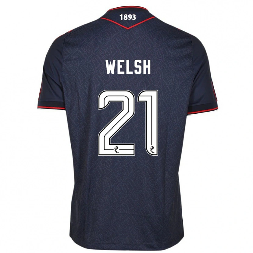 Danxen Barn Tom Welsh #21 Marin Vit Hemmatröja Matchtröjor 2025/26 Tröjor T-Tröja