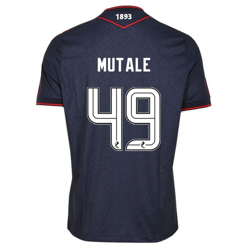 Danxen Barn Euan Mutale #49 Marin Vit Hemmatröja Matchtröjor 2025/26 Tröjor T-Tröja