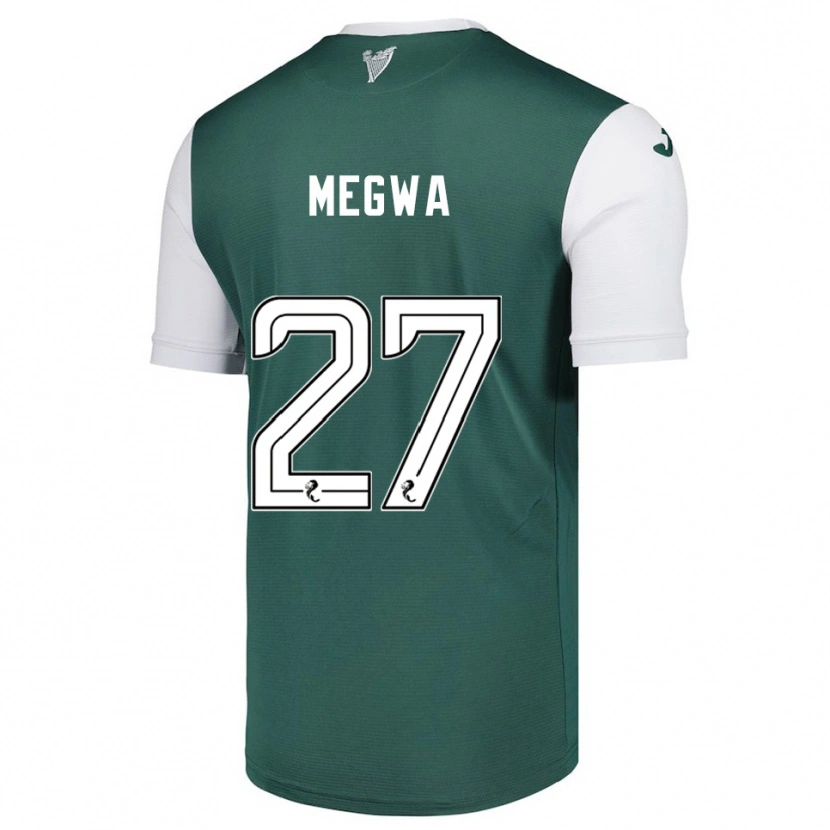 Danxen Barn Kanayo Megwa #27 Grön Vit Hemmatröja Matchtröjor 2025/26 Tröjor T-Tröja