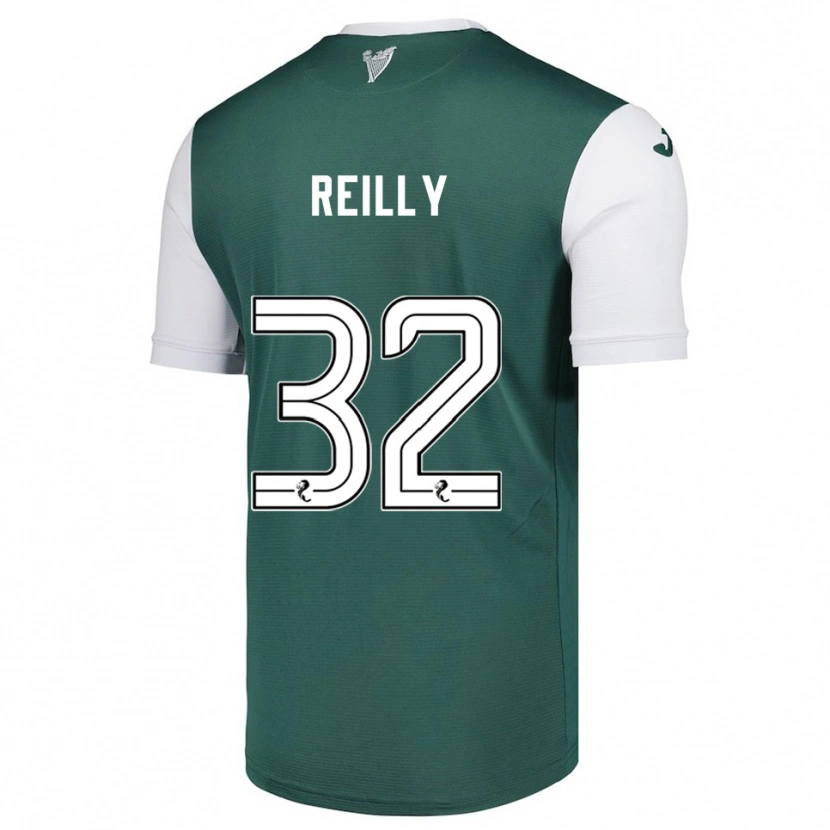 Danxen Barn Kirsten Reilly #32 Grön Vit Hemmatröja Matchtröjor 2025/26 Tröjor T-Tröja