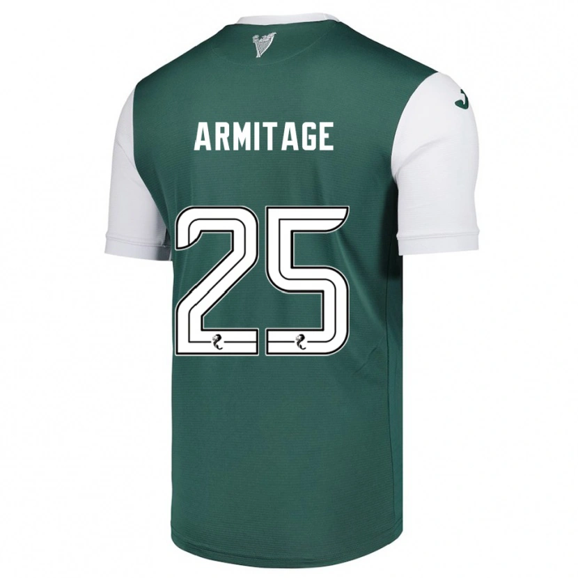 Danxen Barn Rowena Armitage #25 Grön Vit Hemmatröja Matchtröjor 2025/26 Tröjor T-Tröja