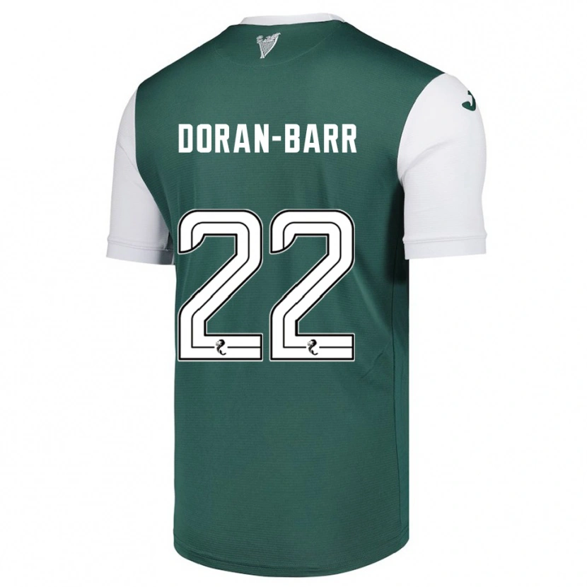 Danxen Barn Lauren Doran-Barr #22 Grön Vit Hemmatröja Matchtröjor 2025/26 Tröjor T-Tröja