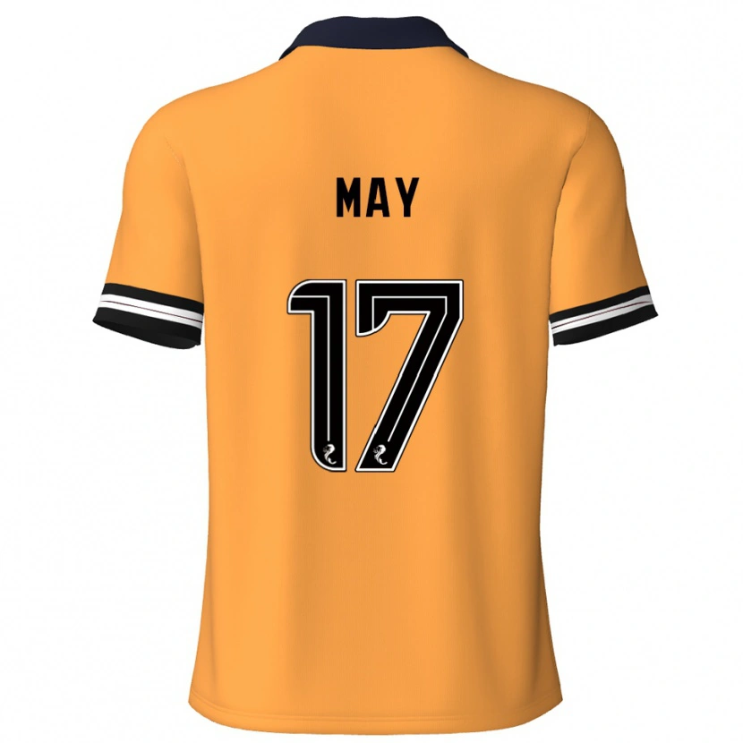 Danxen Barn Stevie May #17 Gul Svart Hemmatröja Matchtröjor 2025/26 Tröjor T-Tröja