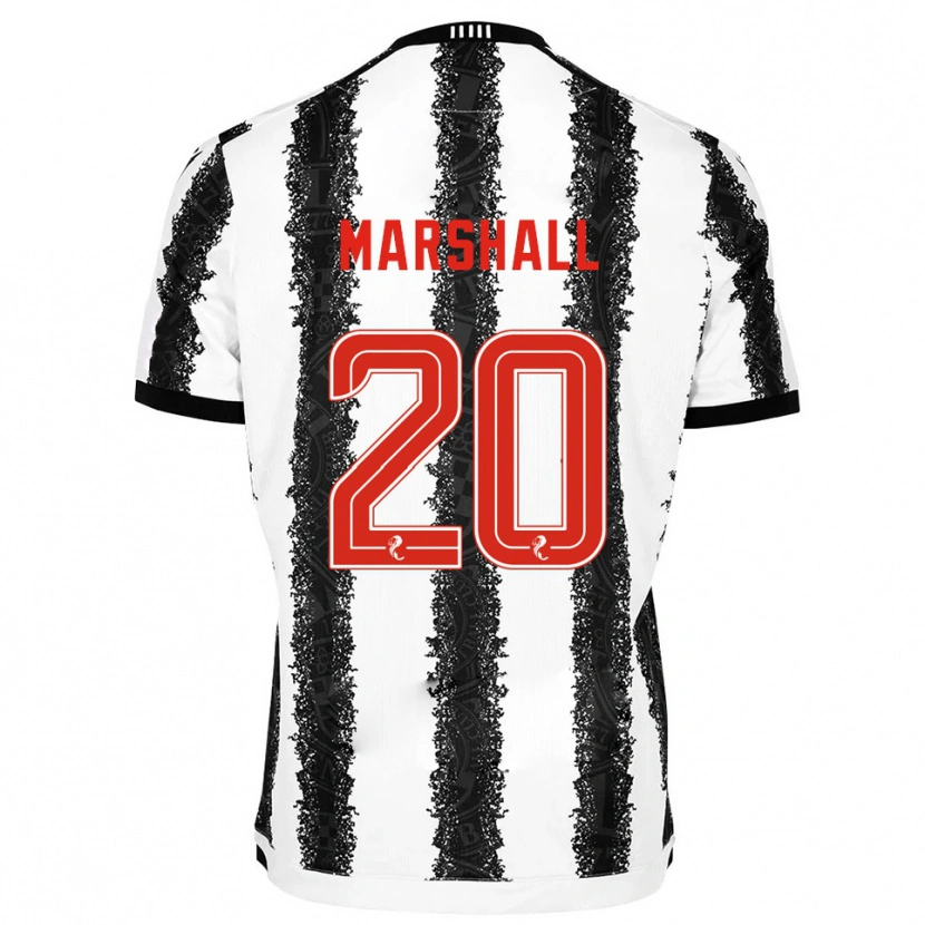 Danxen Barn Lewis Marshall #20 Vit Svart Hemmatröja Matchtröjor 2025/26 Tröjor T-Tröja