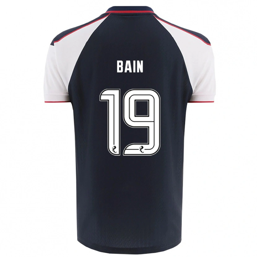 Danxen Barn Scott Bain #19 Marin Vit Hemmatröja Matchtröjor 2025/26 Tröjor T-Tröja