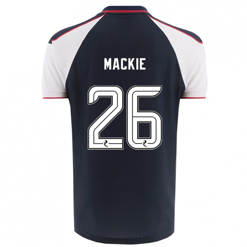 Danxen Barn Sean Mackie #26 Marin Vit Hemmatröja Matchtröjor 2025/26 Tröjor T-Tröja