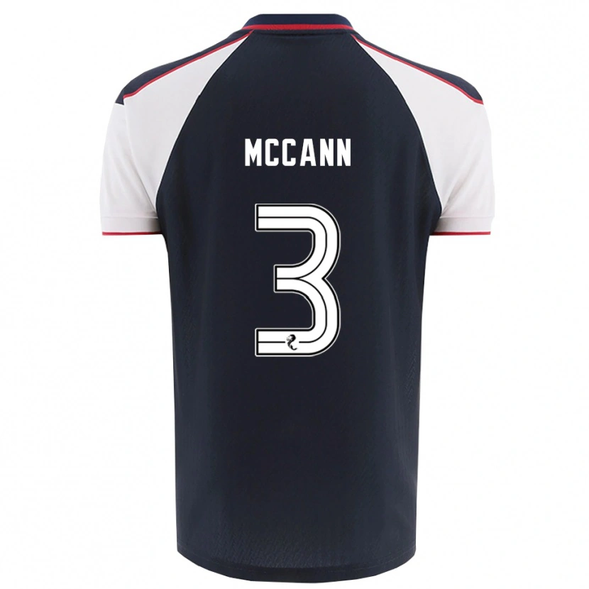 Danxen Barn Leon Mccann #3 Marin Vit Hemmatröja Matchtröjor 2025/26 Tröjor T-Tröja