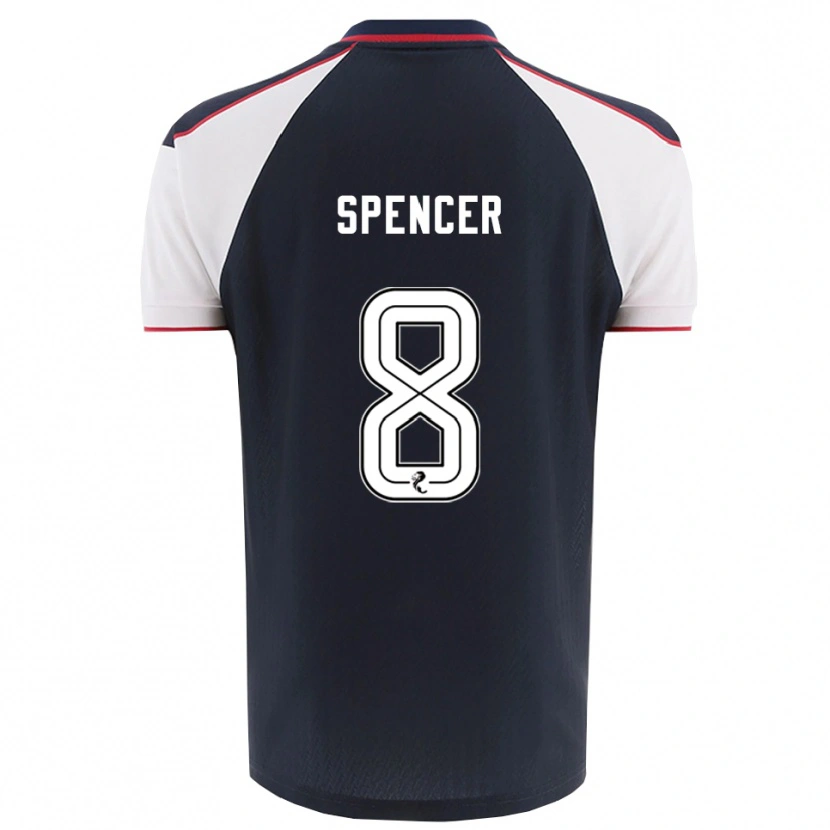 Danxen Barn Brad Spencer #8 Marin Vit Hemmatröja Matchtröjor 2025/26 Tröjor T-Tröja