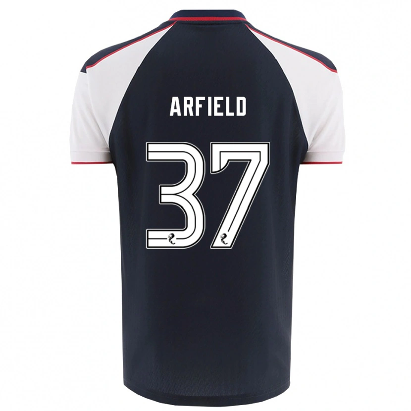 Danxen Barn Scott Arfield #37 Marin Vit Hemmatröja Matchtröjor 2025/26 Tröjor T-Tröja