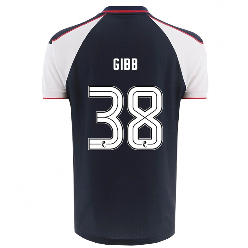 Danxen Barn Thomas Gibb #38 Marin Vit Hemmatröja Matchtröjor 2025/26 Tröjor T-Tröja
