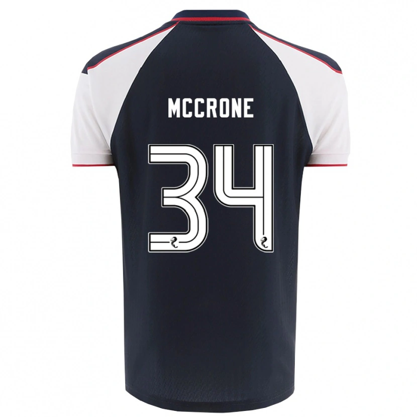Danxen Barn Caelan Mccrone #34 Marin Vit Hemmatröja Matchtröjor 2025/26 Tröjor T-Tröja