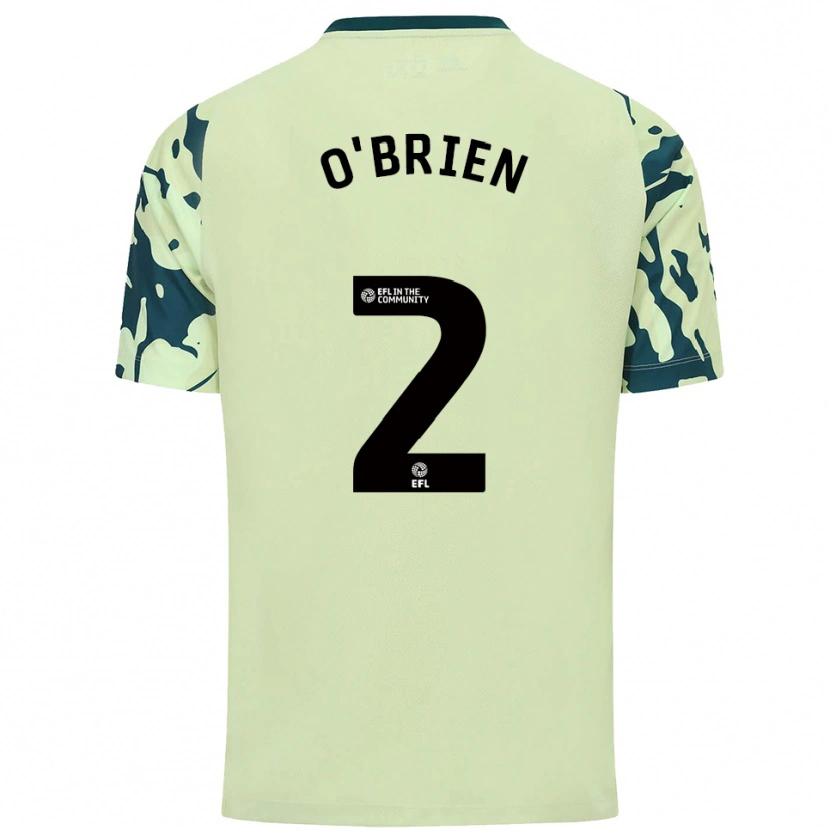 Danxen Barn Charlie O'brien #2 Mörkgrön Bortatröja Matchtröjor 2025/26 Tröjor T-Tröja