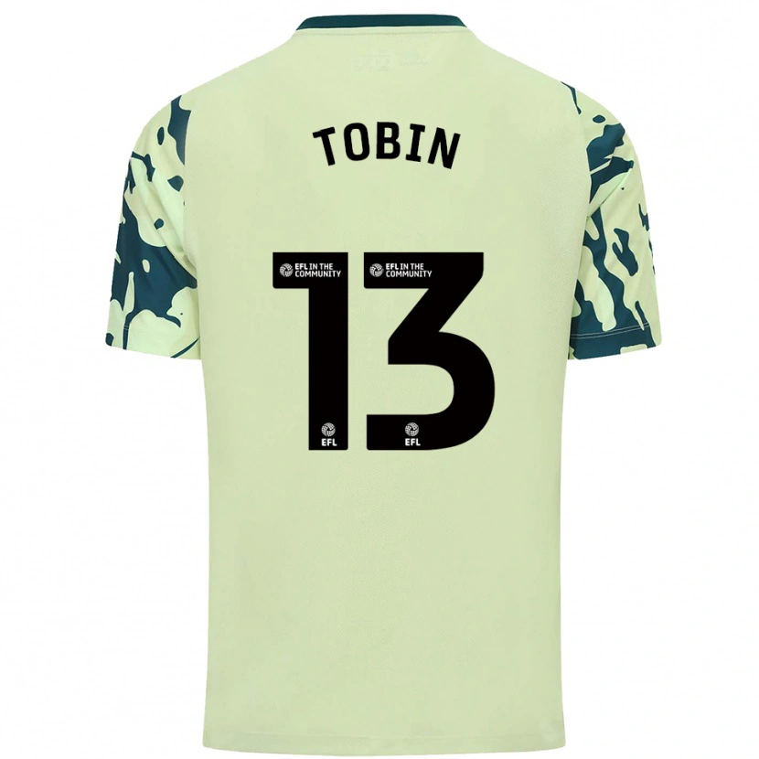 Danxen Barn Tiger Tobin #13 Mörkgrön Bortatröja Matchtröjor 2025/26 Tröjor T-Tröja