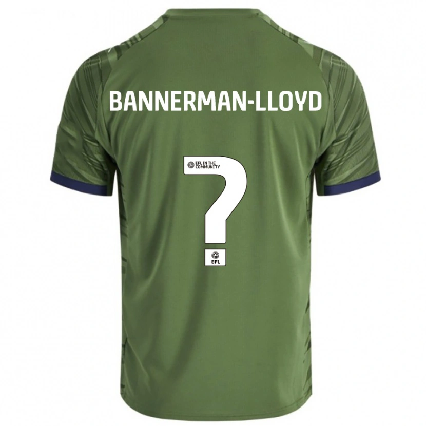 Danxen Barn Macey Bannerman-Lloyd #0 Grön Vit Bortatröja Matchtröjor 2025/26 Tröjor T-Tröja
