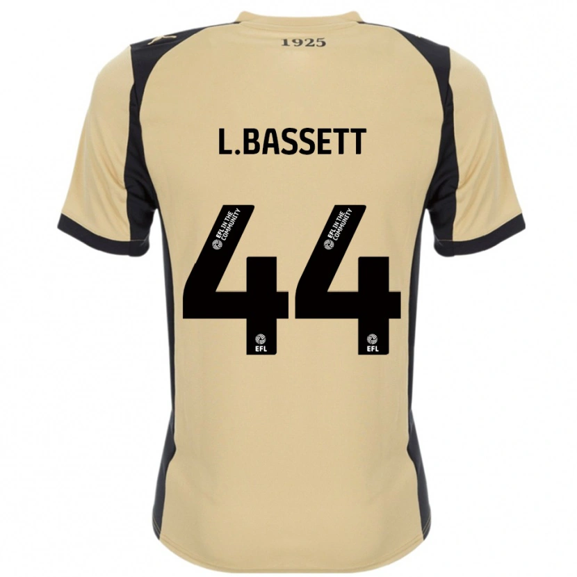 Danxen Barn Louis Bassett #44 Guld Svart Bortatröja Matchtröjor 2025/26 Tröjor T-Tröja