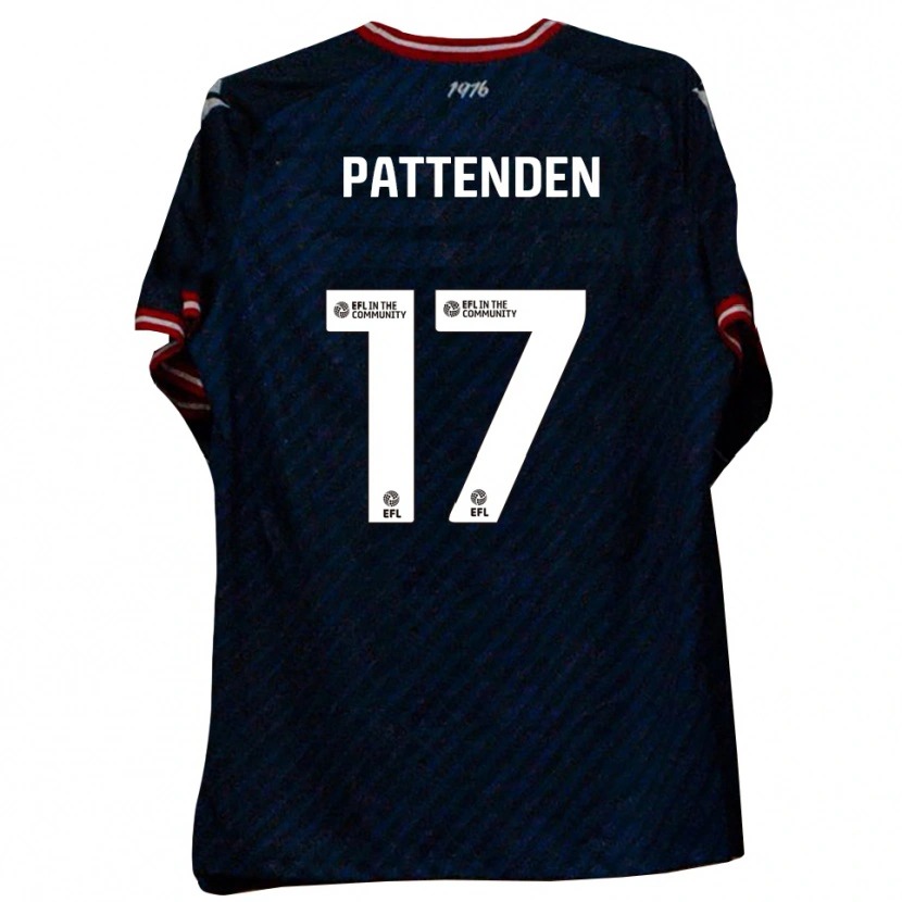 Danxen Barn Jasper Pattenden #17 Marin Röd Bortatröja Matchtröjor 2025/26 Tröjor T-Tröja