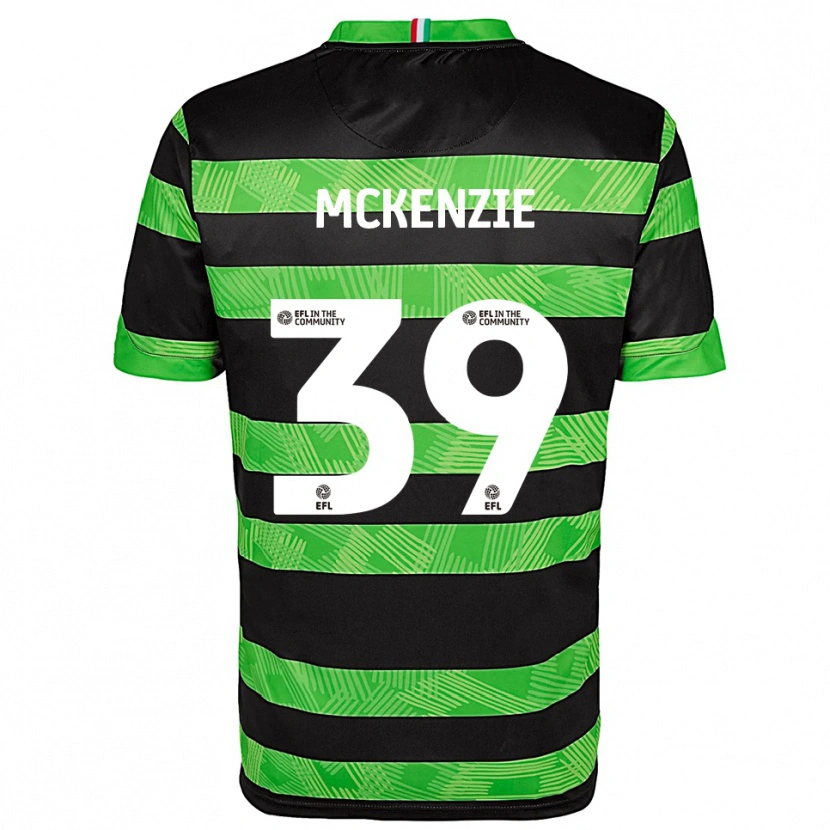 Danxen Barn Kai Mckenzie #39 Svart Grön Bortatröja Matchtröjor 2025/26 Tröjor T-Tröja