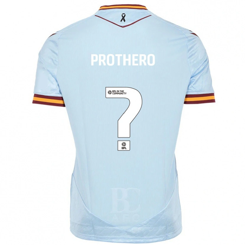 Danxen Barn Elanna Prothero #0 Himmelsblå Bortatröja Matchtröjor 2025/26 Tröjor T-Tröja