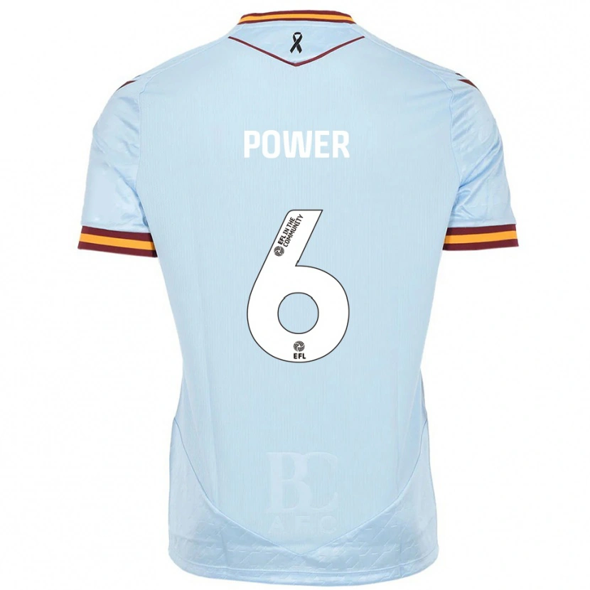 Danxen Barn Max Power #6 Himmelsblå Bortatröja Matchtröjor 2025/26 Tröjor T-Tröja
